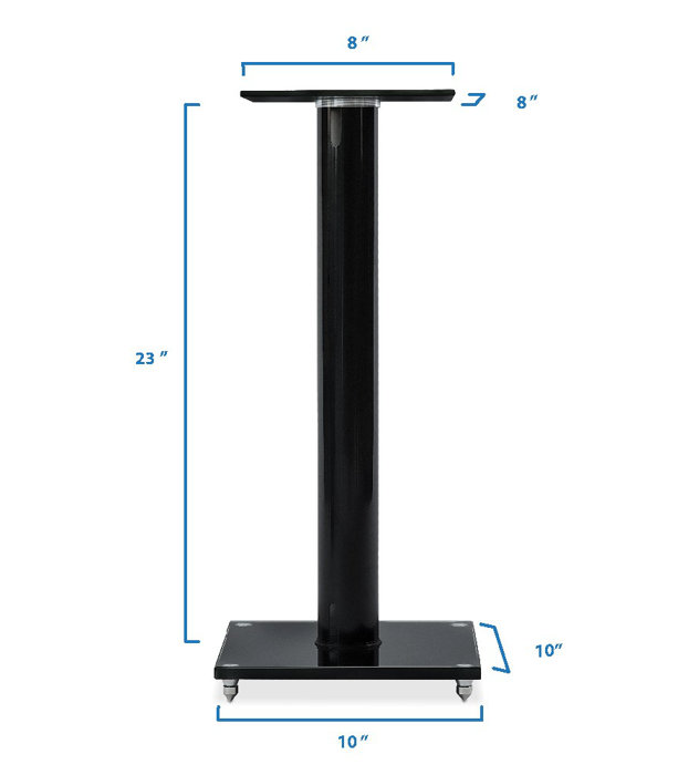 MountIt! Speaker Floor Stands for Home Theaters and Entertainment